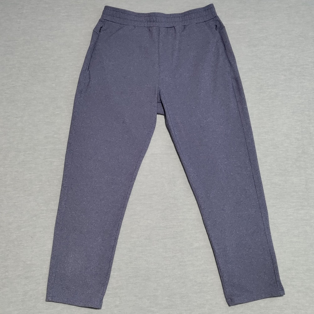 Public Rec Pants Mens 34x30 (34x27) Gamechanger Rec Sweats All Day Tapered Blue‎
